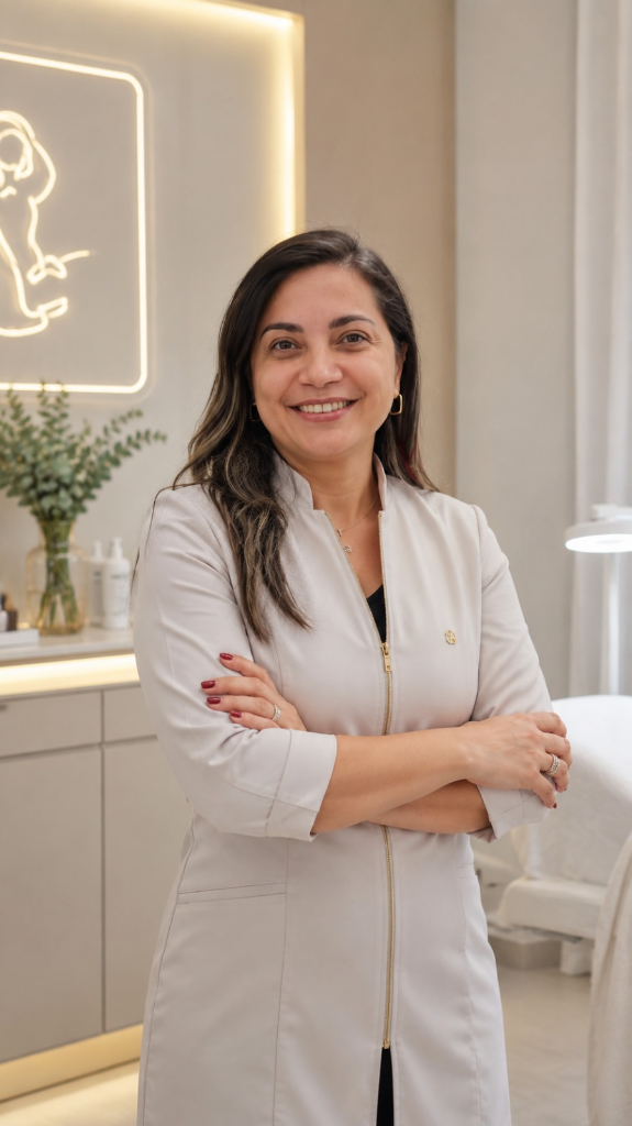 Louise Brandão, especialista em Laserterapia Sistémica e Método ILIB, na clínica A Bella Flör em Aveiro